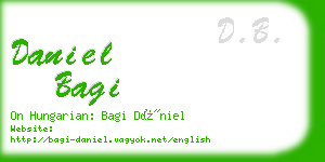 daniel bagi business card